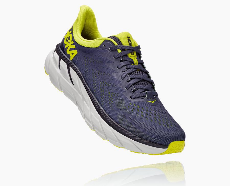 Hoka One One Tenisky Panske Námornícka Modrá - Clifton 7 - 37620-VTYO